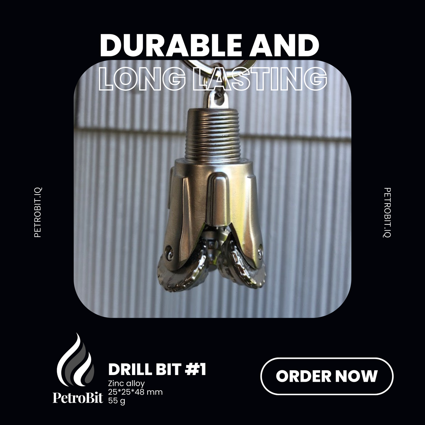 Drill Bit Keychain #1