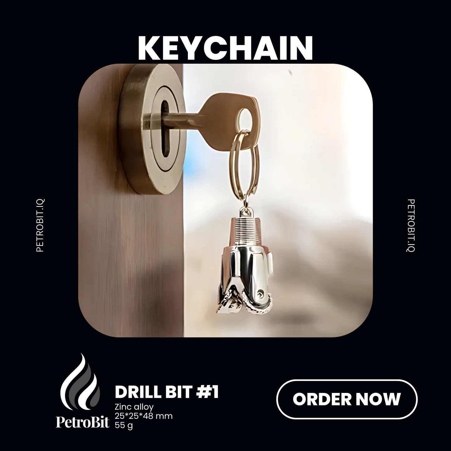 Drill Bit Keychain #1