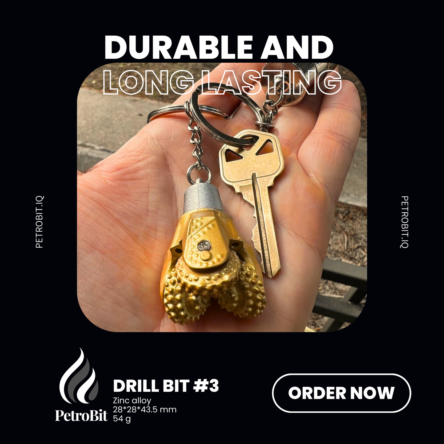 Drill Bit Keychain #3
