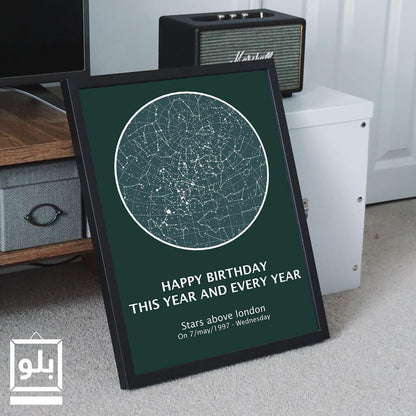 Personalized Star Map Poster 2