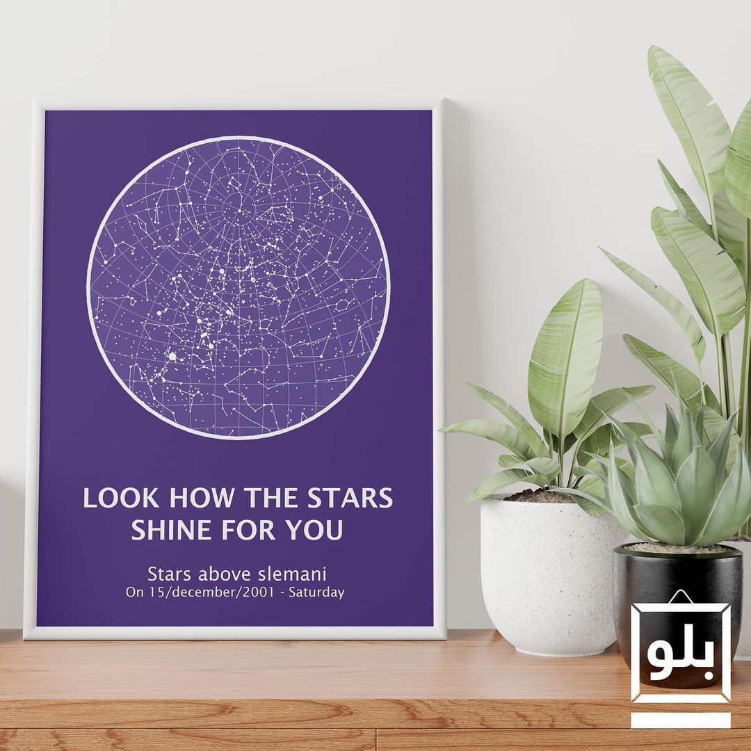 Personalized Star Map Poster 2