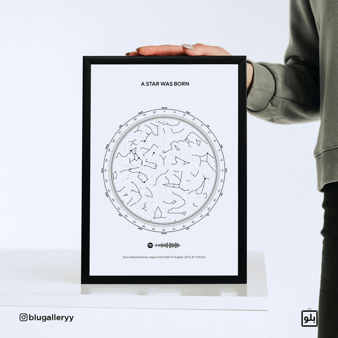 Personalized Star Map Poster