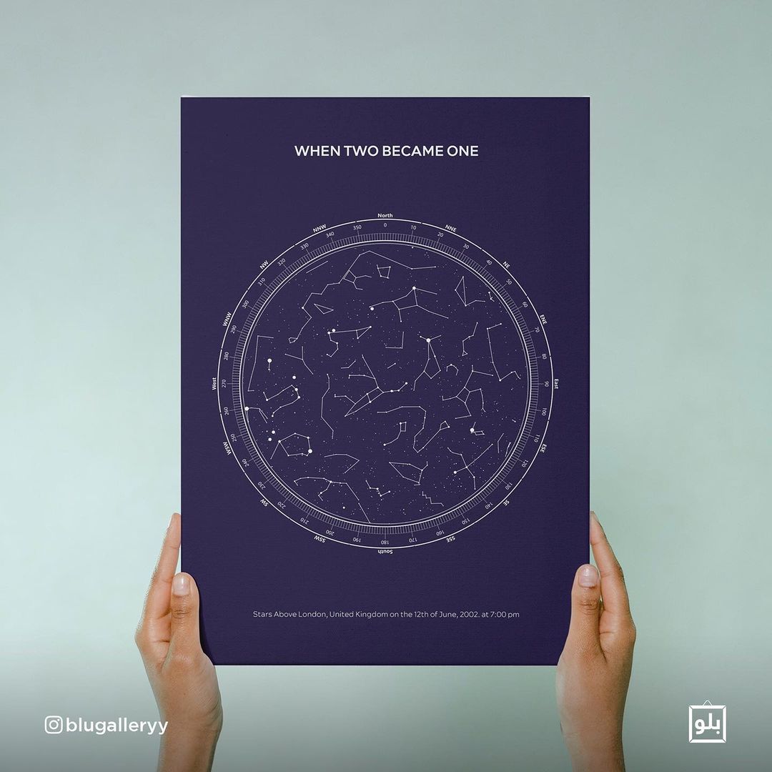 Personalized Star Map Poster