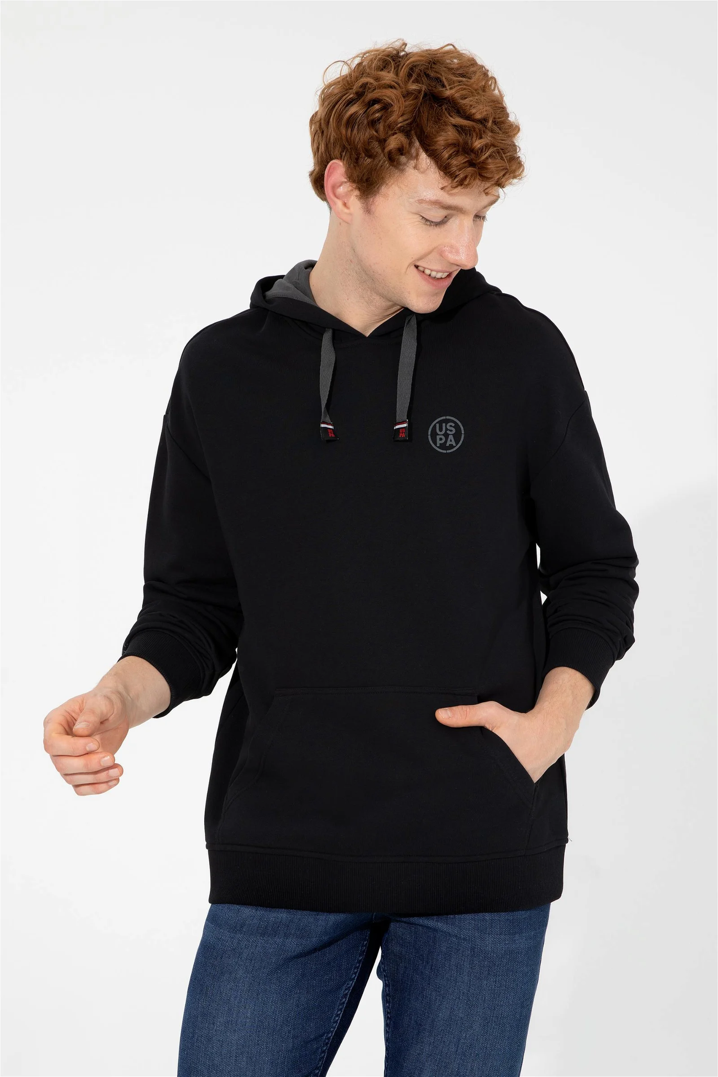 Polo's Black Hooded Sweatshirt