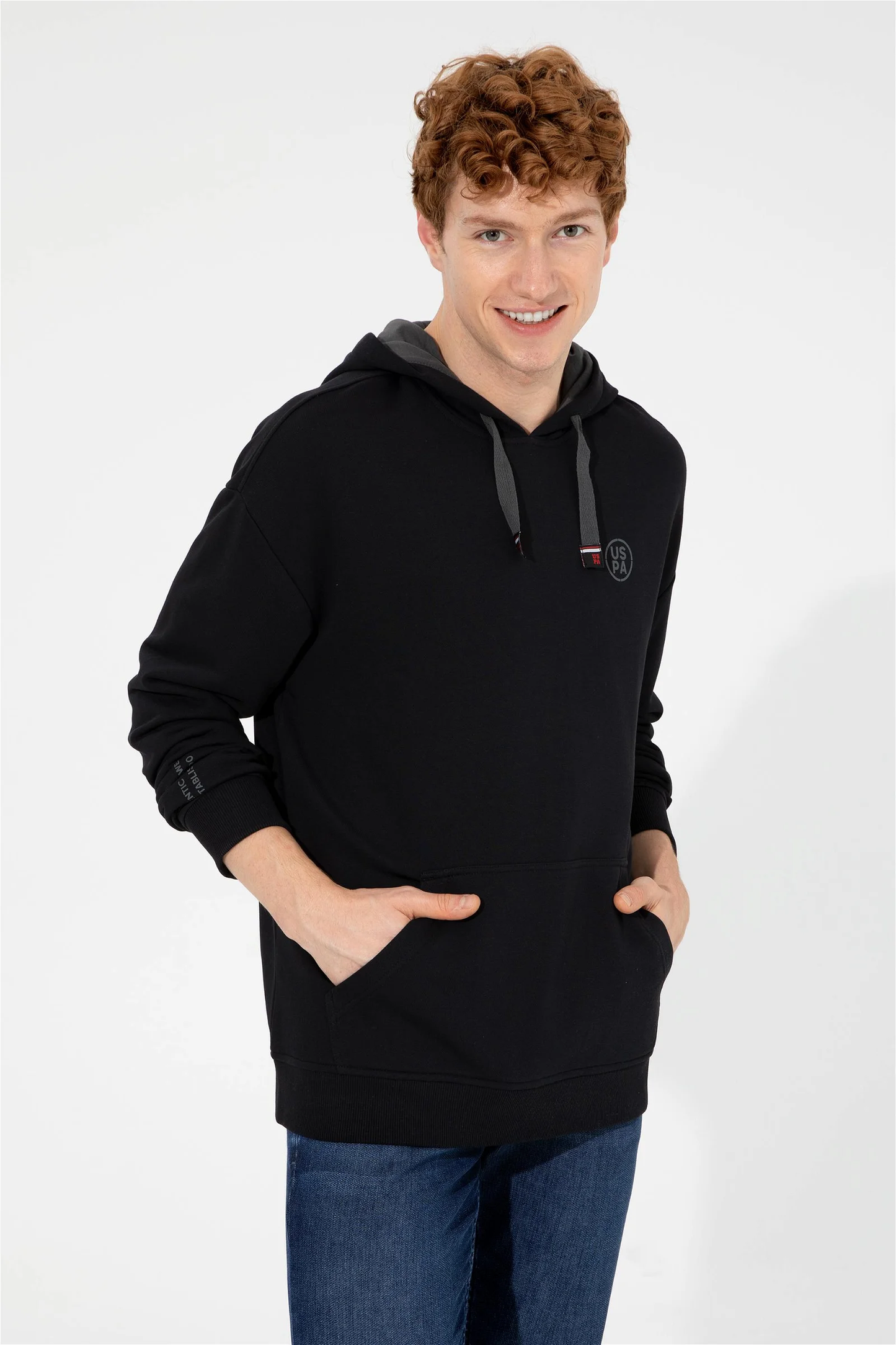 Polo's Black Hooded Sweatshirt