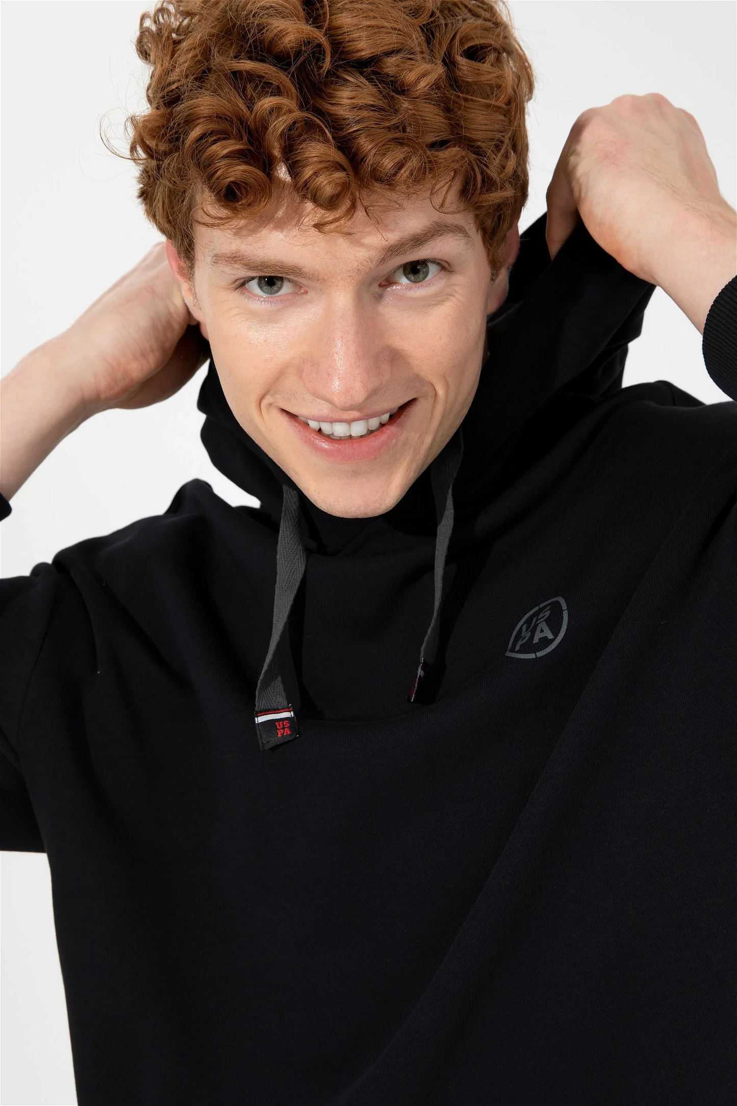 Polo's Black Hooded Sweatshirt