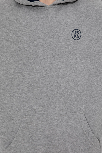 Polo's Grey Hooded Sweatshirt