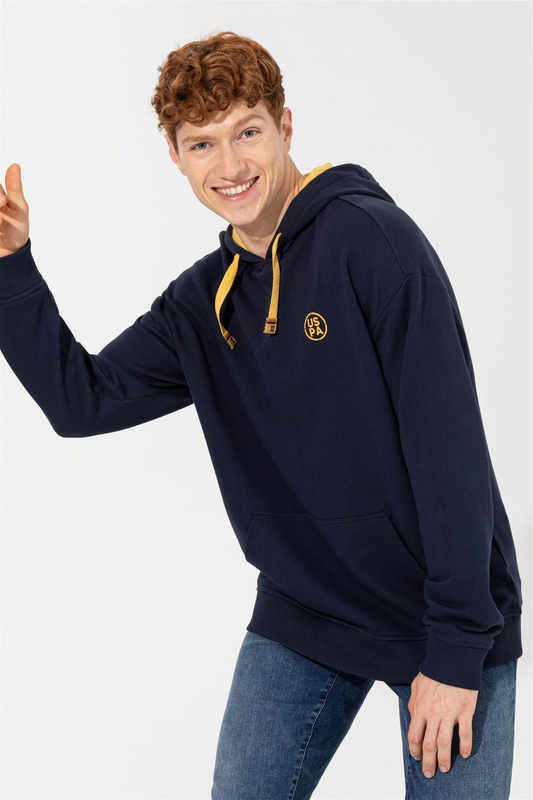 Polo's Navy Hooded Sweatshirt