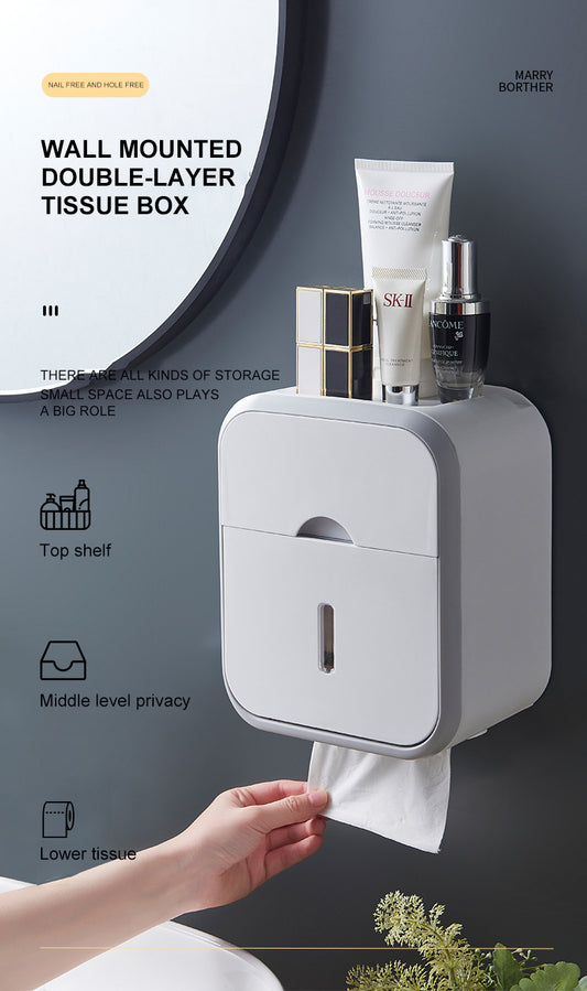 Wall-mounted Toilet Paper Holder