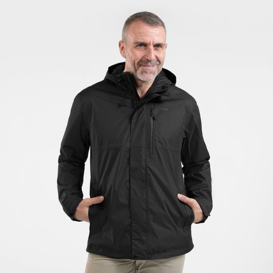 Black Outdoor Raincoat