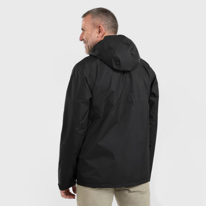 Black Outdoor Raincoat