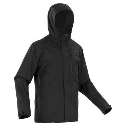 Black Outdoor Raincoat