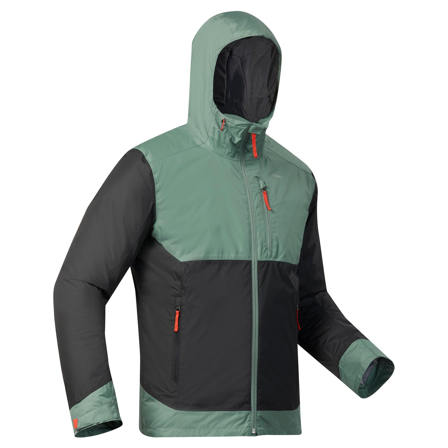 Algaegreen-black Waterproof Outdoor Winter Coat