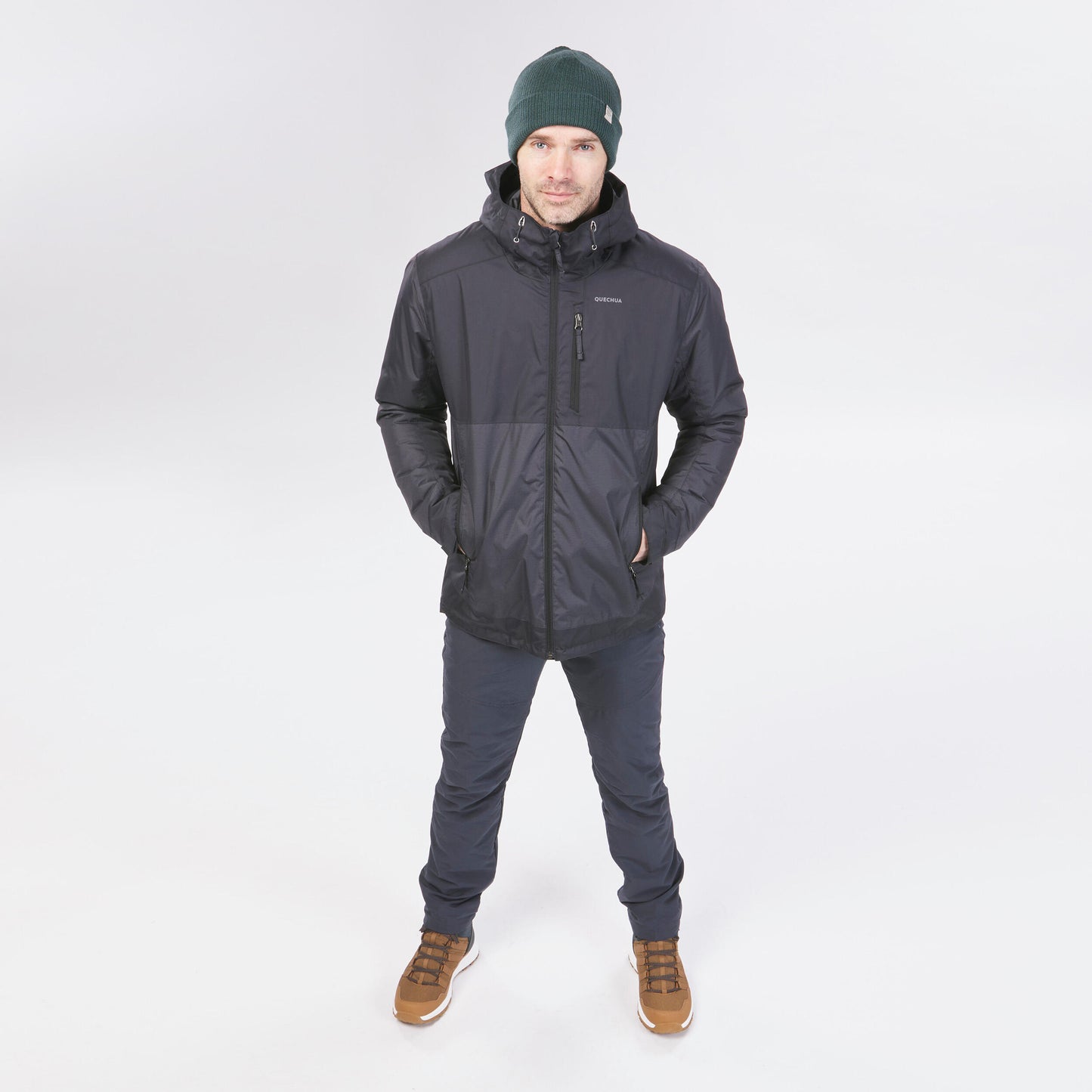 Black Waterproof Outdoor Winter Coat